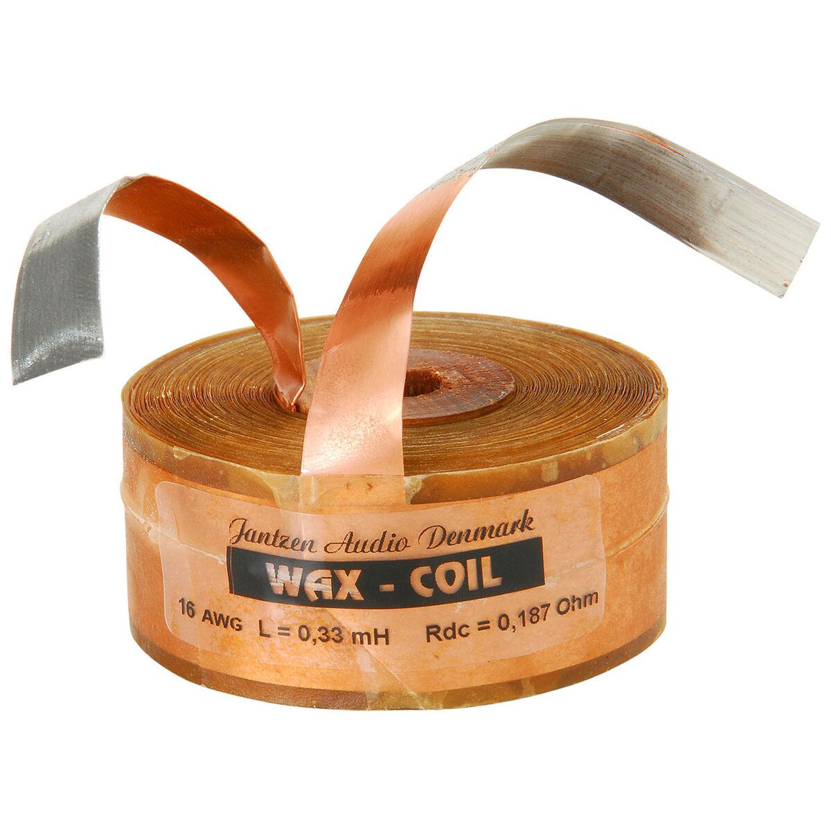 Jantzen Audio 0.33mH 16 AWG Copper Foil Wax Coil Crossover Coil